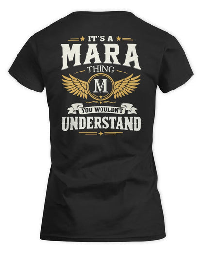 MARA KT06-M008 It’s a [NAME] Thing – You Wouldn’t Understand | Personalized Vintage T-Shirt - Women's Standard T-Shirt - Black