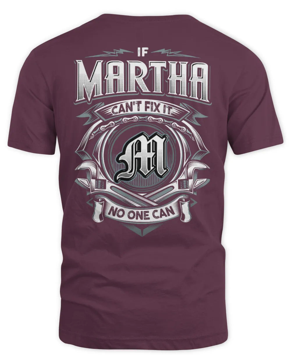 MARTHA AP81-K4-626 - Personalized Ahmed Quote Apparel “If Ahmed Can't Fix It, No One Can” - Unisex Standard T-Shirt - Maroon
