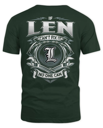 LEN AP81-K4-626 - Personalized Ahmed Quote Apparel “If Ahmed Can't Fix It, No One Can” - Unisex Standard T-Shirt - Forest Green