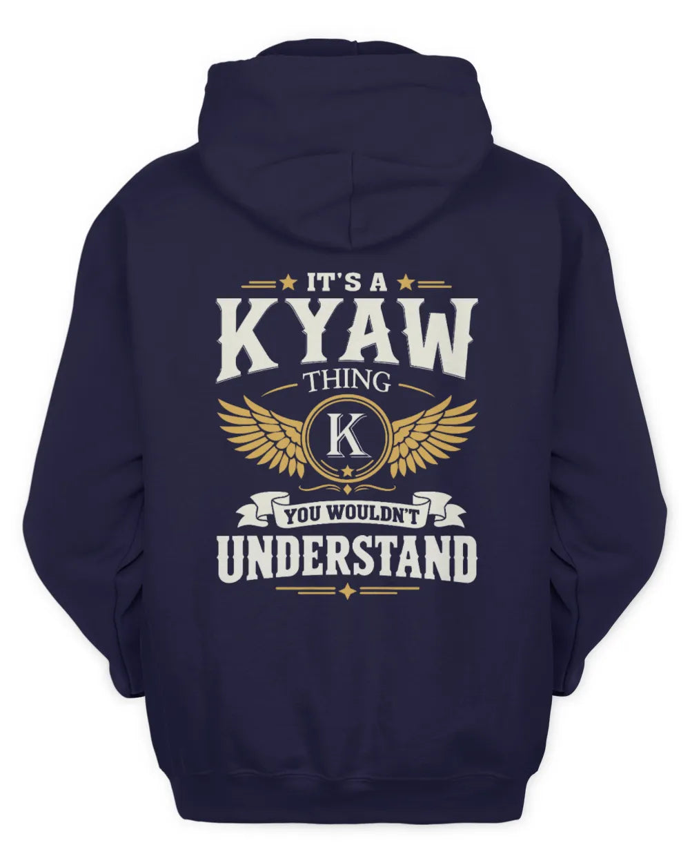 KYAW KT06-M008 It’s a [NAME] Thing – You Wouldn’t Understand | Personalized Vintage T-Shirt - Unisex Hoodie - Navy