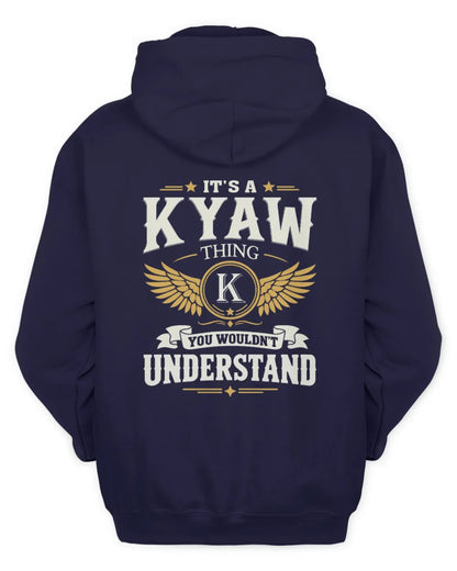 KYAW KT06-M008 It’s a [NAME] Thing – You Wouldn’t Understand | Personalized Vintage T-Shirt - Unisex Hoodie - Navy