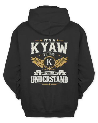 KYAW KT06-M008 It’s a [NAME] Thing – You Wouldn’t Understand | Personalized Vintage T-Shirt - Unisex Hoodie - Black