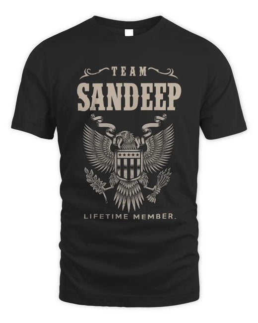 SANDEEP TP06-K82 – Personalized Classic Style Apparel “Team NAME Lifetime Member”