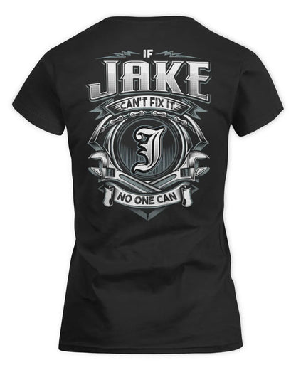 JAKE AP81-K4-626 - Personalized Ahmed Quote Apparel “If Ahmed Can't Fix It, No One Can” - Women's Standard T-Shirt - Black