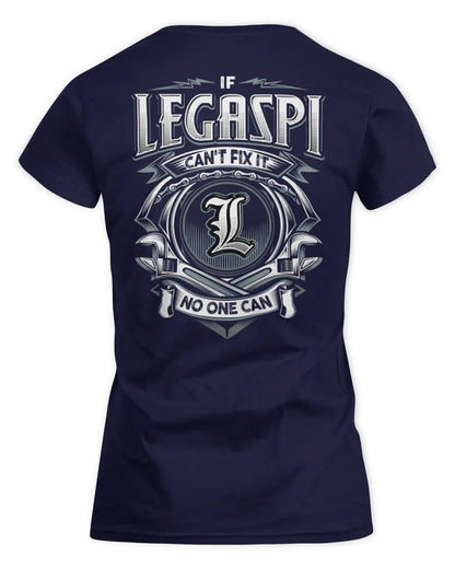 LEGASPI AP81-K4-626 - Personalized Ahmed Quote Apparel “If Ahmed Can't Fix It, No One Can” - Women's Standard T-Shirt - Navy