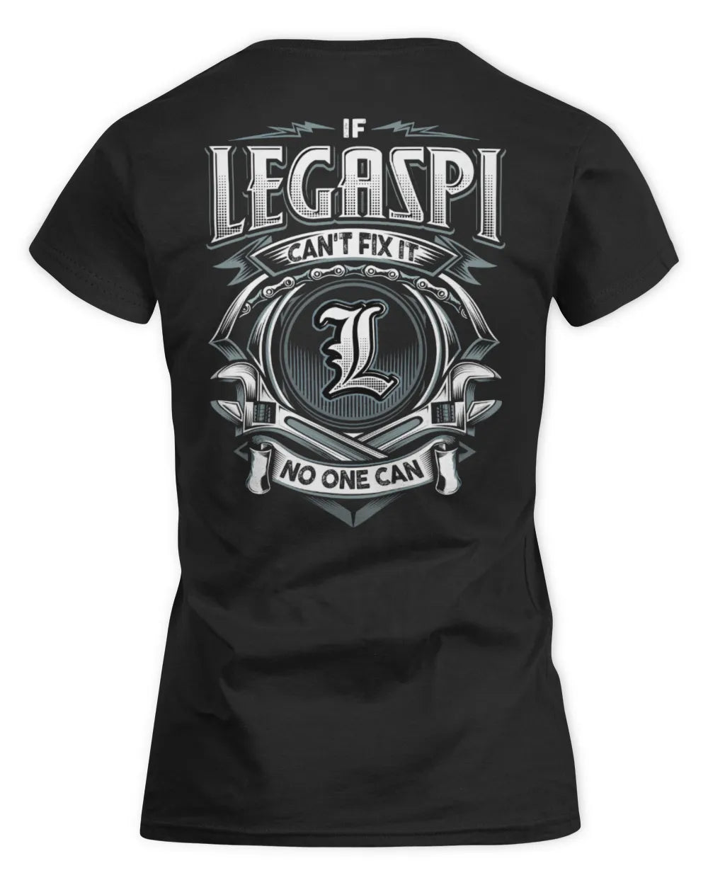 LEGASPI AP81-K4-626 - Personalized Ahmed Quote Apparel “If Ahmed Can't Fix It, No One Can” - Women's Standard T-Shirt - Black