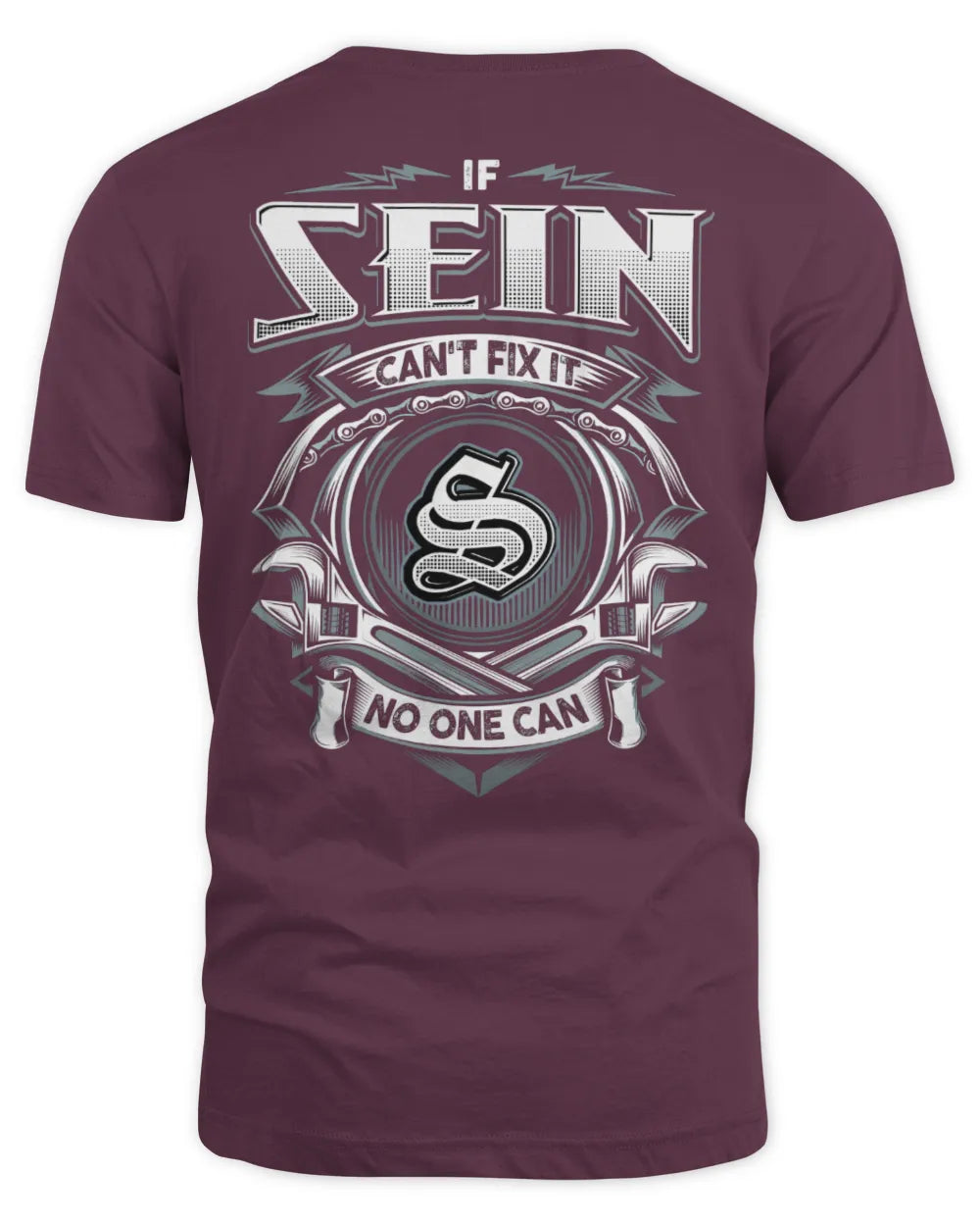 SEIN AP81-K4-626 - Personalized Ahmed Quote Apparel “If Ahmed Can't Fix It, No One Can” - Unisex Standard T-Shirt - Maroon