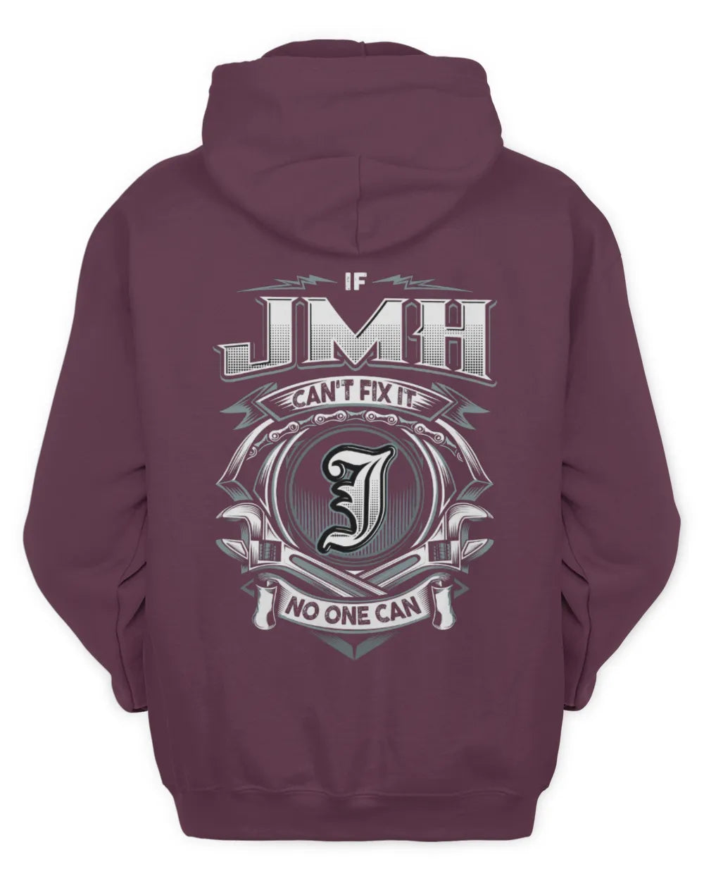 JMH AP81-K4-626 - Personalized Ahmed Quote Apparel “If Ahmed Can't Fix It, No One Can” - Unisex Hoodie - Maroon