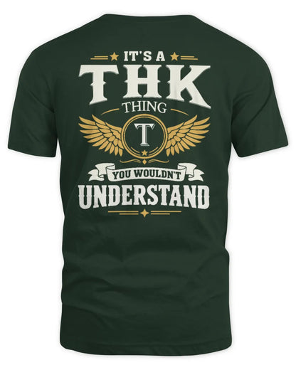 THK KT06-M008 It’s a [NAME] Thing – You Wouldn’t Understand | Personalized Vintage T-Shirt - Unisex Standard T-Shirt - Forest Green