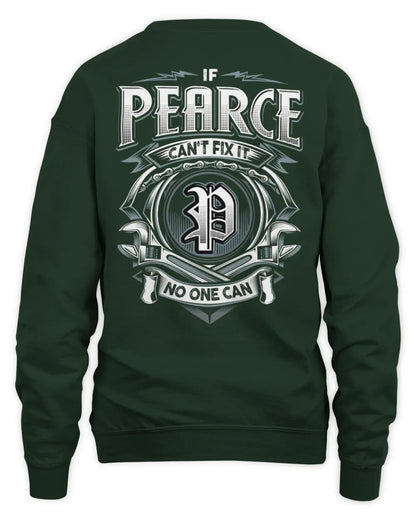 PEARCE AP81-K4-626 - Personalized Ahmed Quote Apparel “If Ahmed Can't Fix It, No One Can” - Unisex Sweatshirt - Forest Green