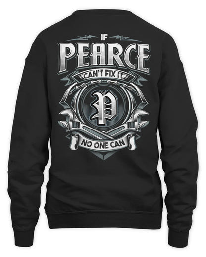 PEARCE AP81-K4-626 - Personalized Ahmed Quote Apparel “If Ahmed Can't Fix It, No One Can” - Unisex Sweatshirt - Black