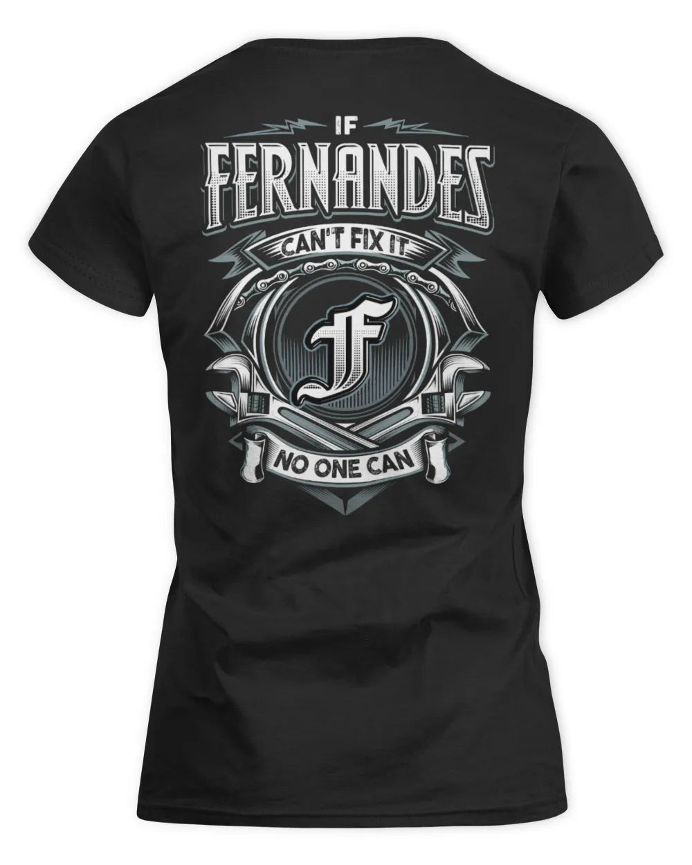 FERNANDES AP81-K4-626 - Personalized Ahmed Quote Apparel “If Ahmed Can't Fix It, No One Can” - Women's Standard T-Shirt - Black