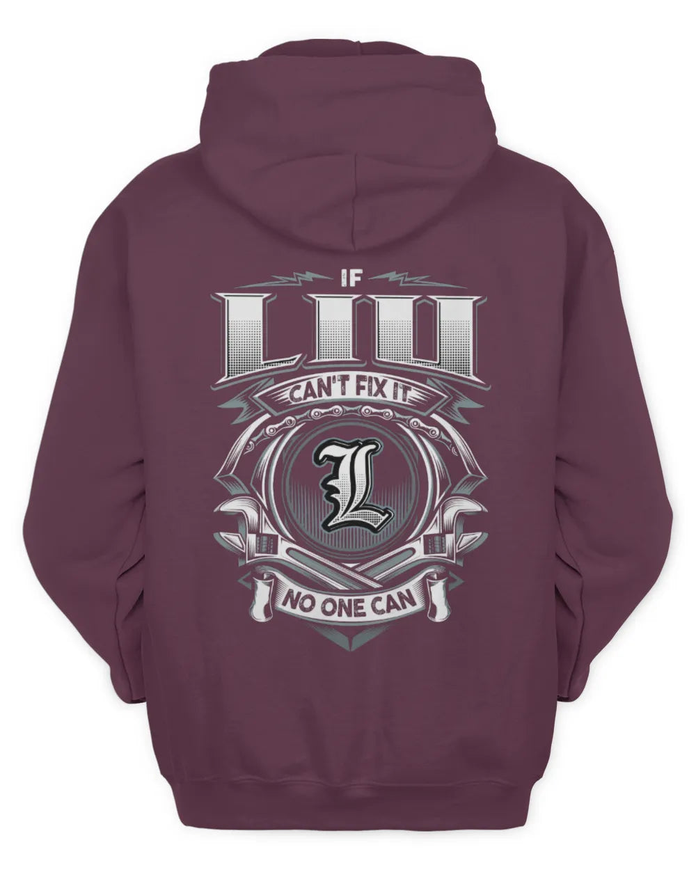 LIU AP81-K4-626 - Personalized Ahmed Quote Apparel “If Ahmed Can't Fix It, No One Can” - Unisex Hoodie - Maroon
