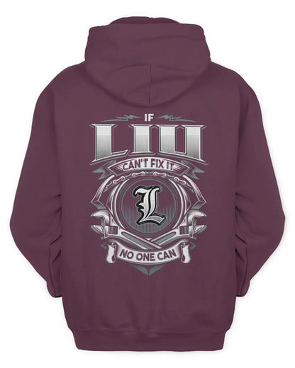 LIU AP81-K4-626 - Personalized Ahmed Quote Apparel “If Ahmed Can't Fix It, No One Can” - Unisex Hoodie - Maroon