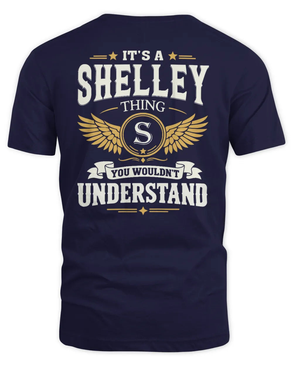 SHELLEY KT06-M008 It’s a [NAME] Thing – You Wouldn’t Understand | Personalized Vintage T-Shirt - Unisex Standard T-Shirt - Navy