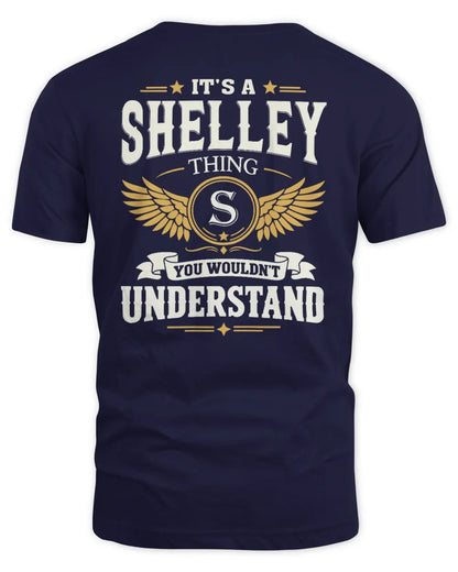 SHELLEY KT06-M008 It’s a [NAME] Thing – You Wouldn’t Understand | Personalized Vintage T-Shirt - Unisex Standard T-Shirt - Navy
