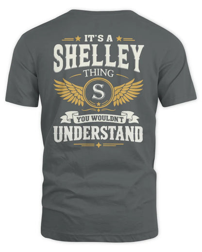 SHELLEY KT06-M008 It’s a [NAME] Thing – You Wouldn’t Understand | Personalized Vintage T-Shirt - Unisex Standard T-Shirt - Charcoal