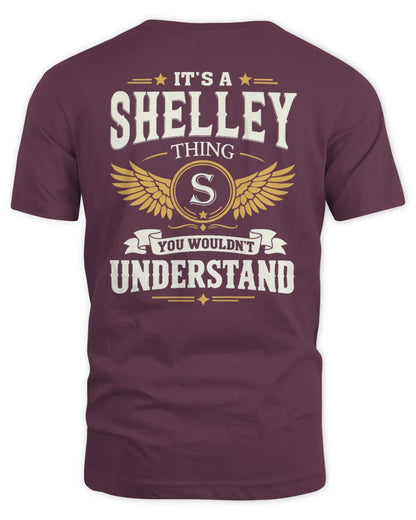 SHELLEY KT06-M008 It’s a [NAME] Thing – You Wouldn’t Understand | Personalized Vintage T-Shirt - Unisex Standard T-Shirt - Maroon