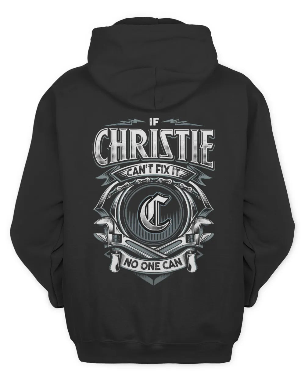 CHRISTIE AP81-K4-626 - Personalized Ahmed Quote Apparel “If Ahmed Can't Fix It, No One Can” - Unisex Hoodie - Black