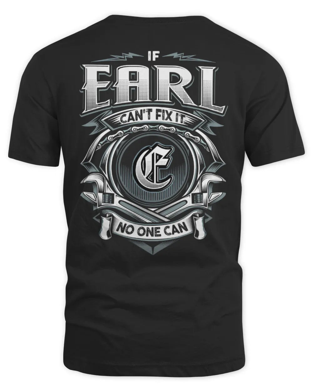 EARL AP81-K4-626 - Personalized Ahmed Quote Apparel “If Ahmed Can't Fix It, No One Can” - Unisex Standard T-Shirt - Black