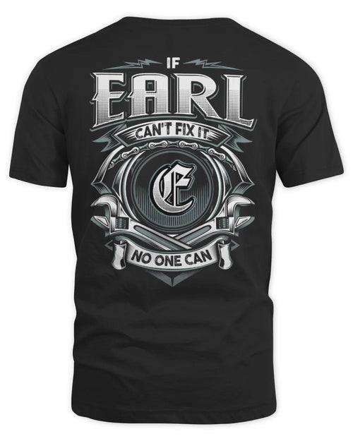 EARL AP81-K4-626 - Personalized Ahmed Quote Apparel “If Ahmed Can't Fix It, No One Can” - Unisex Standard T-Shirt - Black