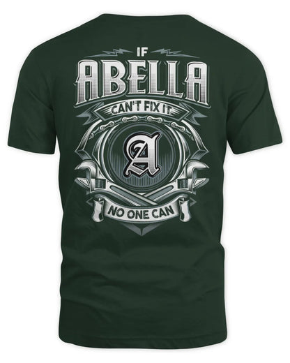 ABELLA AP81-K4-626 - Personalized Ahmed Quote Apparel “If Ahmed Can't Fix It, No One Can” - Unisex Standard T-Shirt - Forest Green