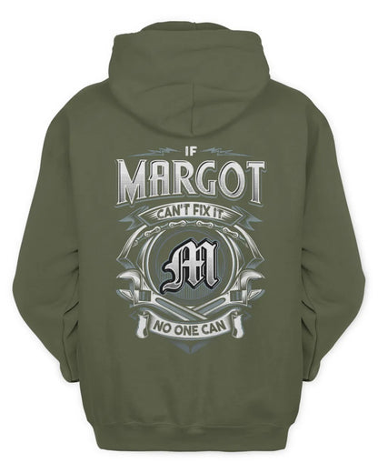 MARGOT AP81-K4-626 - Personalized Ahmed Quote Apparel “If Ahmed Can't Fix It, No One Can” - Unisex Hoodie - Military Green