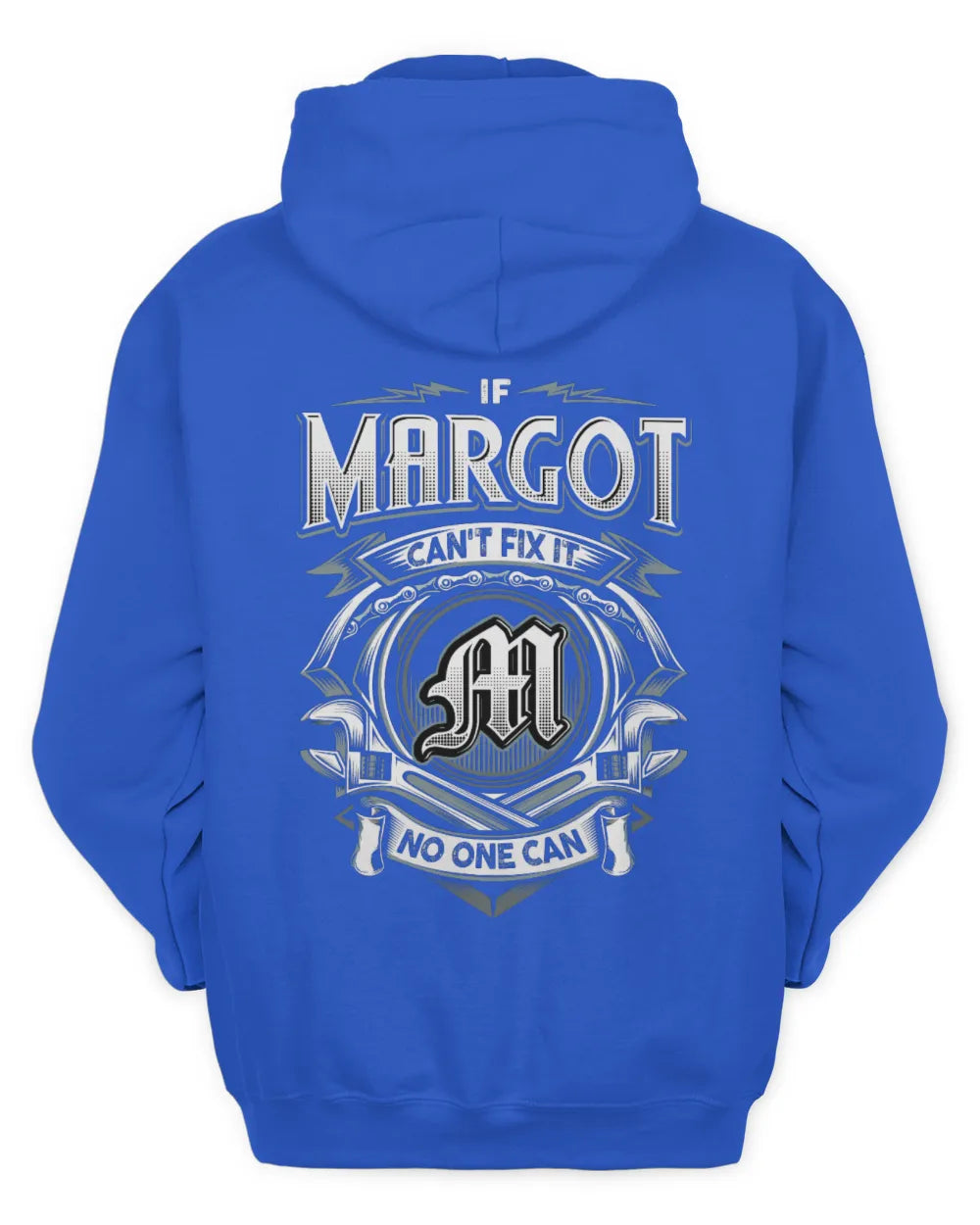 MARGOT AP81-K4-626 - Personalized Ahmed Quote Apparel “If Ahmed Can't Fix It, No One Can” - Unisex Hoodie - Royal