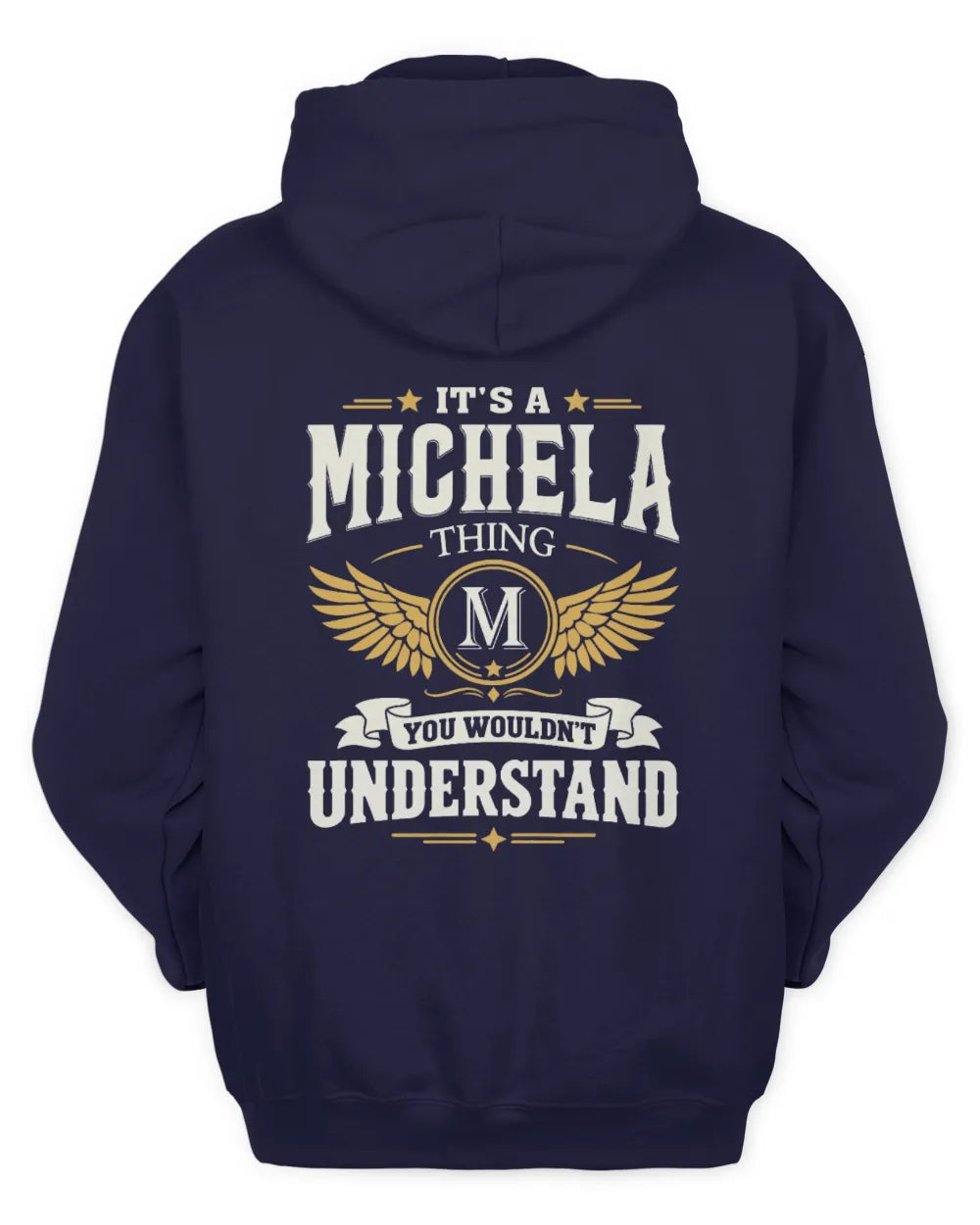 MICHELA KT06-M008 It’s a [NAME] Thing – You Wouldn’t Understand | Personalized Vintage T-Shirt - Unisex Hoodie - Navy