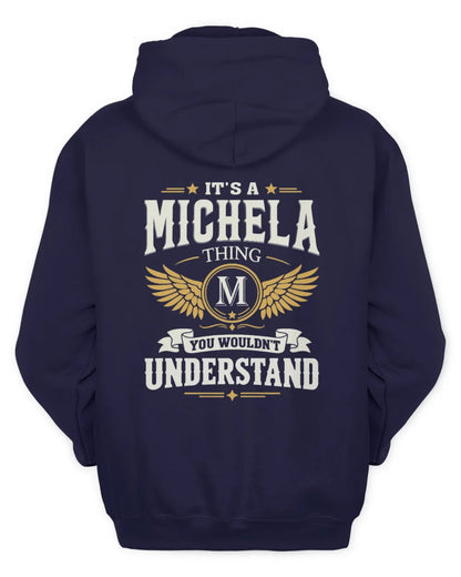 MICHELA KT06-M008 It’s a [NAME] Thing – You Wouldn’t Understand | Personalized Vintage T-Shirt - Unisex Hoodie - Navy