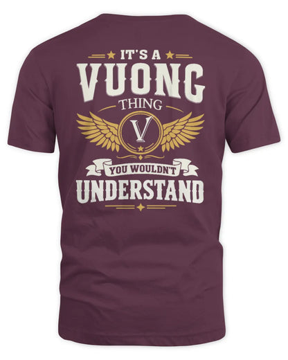 VUONG KT06-M008 It’s a [NAME] Thing – You Wouldn’t Understand | Personalized Vintage T-Shirt - Unisex Standard T-Shirt - Maroon