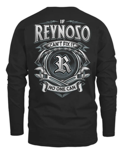 REYNOSO AP81-K4-626 - Personalized Ahmed Quote Apparel “If Ahmed Can't Fix It, No One Can” - Men's Long Sleeved T-Shirt - Black