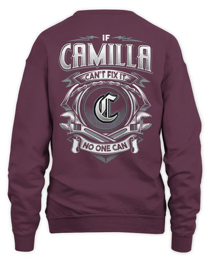 CAMILLA AP81-K4-626 - Personalized Ahmed Quote Apparel “If Ahmed Can't Fix It, No One Can” - Unisex Sweatshirt - Maroon