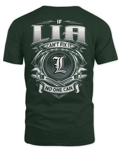LIA AP81-K4-626 - Personalized Ahmed Quote Apparel “If Ahmed Can't Fix It, No One Can” - Unisex Standard T-Shirt - Forest Green