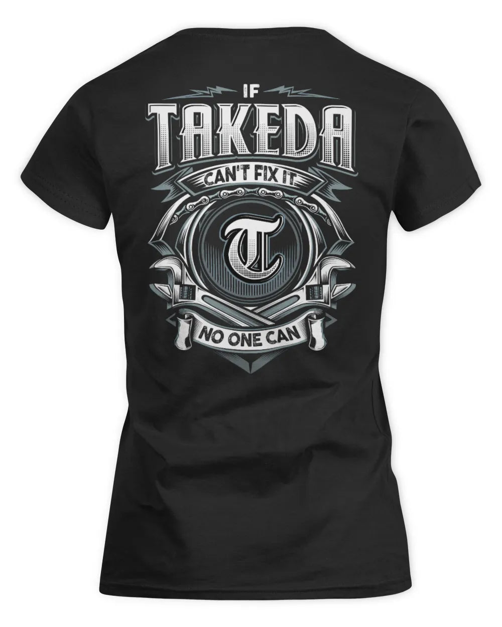 TAKEDA AP81-K4-626 - Personalized Ahmed Quote Apparel “If Ahmed Can't Fix It, No One Can” - Women's Standard T-Shirt - Black