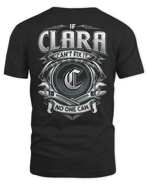 CLARA AP81-K4-626 - Personalized Ahmed Quote Apparel “If Ahmed Can't Fix It, No One Can” - Unisex Standard T-Shirt - Black