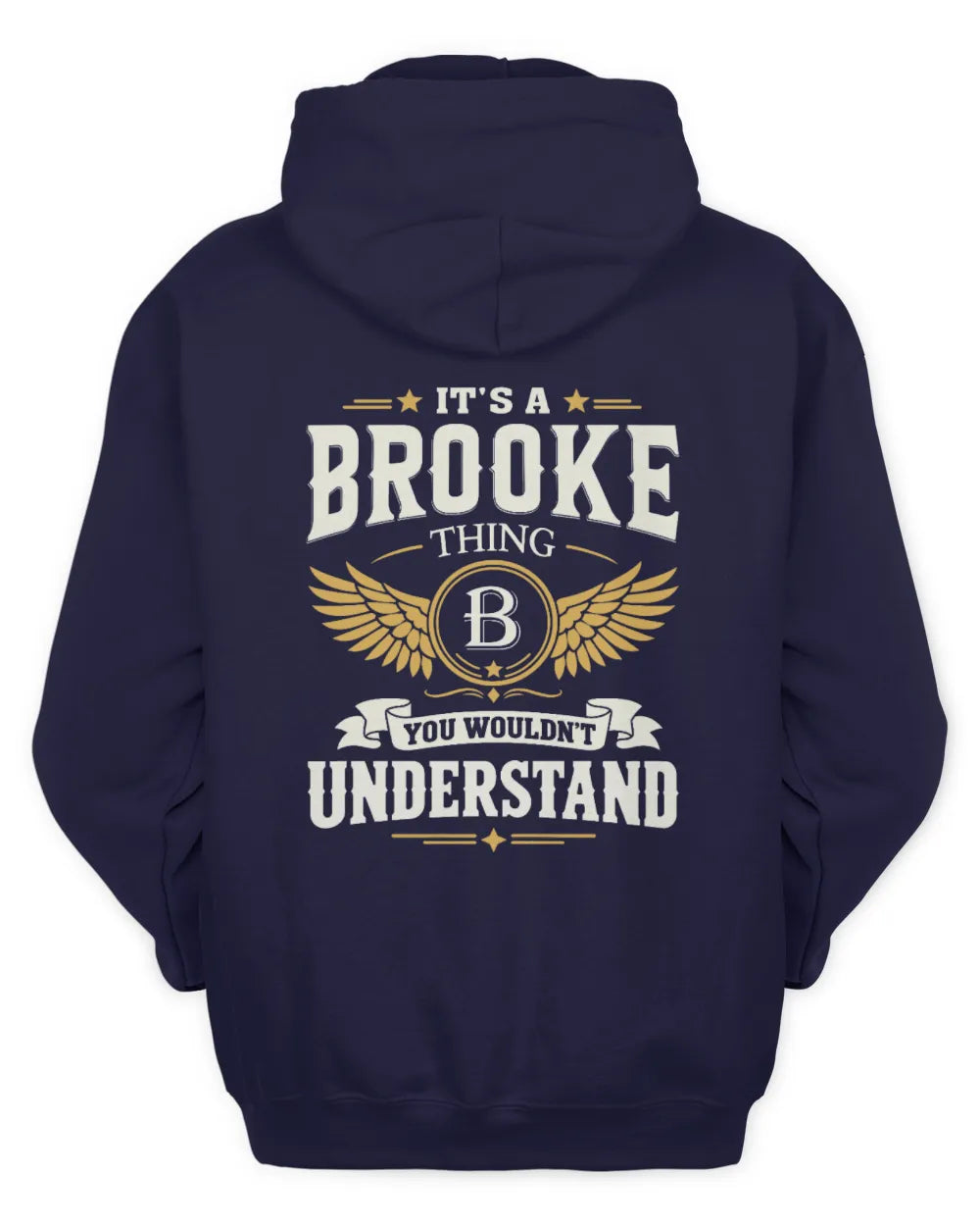 BROOKE KT06-M008 It’s a [NAME] Thing – You Wouldn’t Understand | Personalized Vintage T-Shirt - Unisex Hoodie - Navy