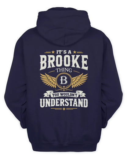 BROOKE KT06-M008 It’s a [NAME] Thing – You Wouldn’t Understand | Personalized Vintage T-Shirt - Unisex Hoodie - Navy