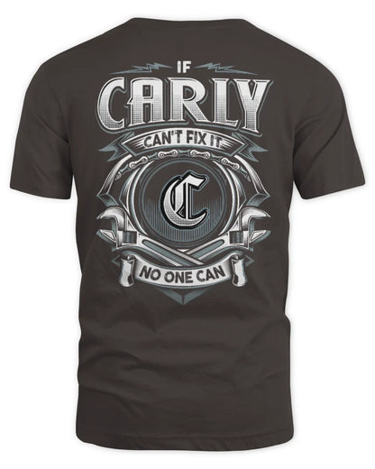 CARLY AP81-K4-626 - Personalized Ahmed Quote Apparel “If Ahmed Can't Fix It, No One Can” - Unisex Standard T-Shirt - Dark Chocolate