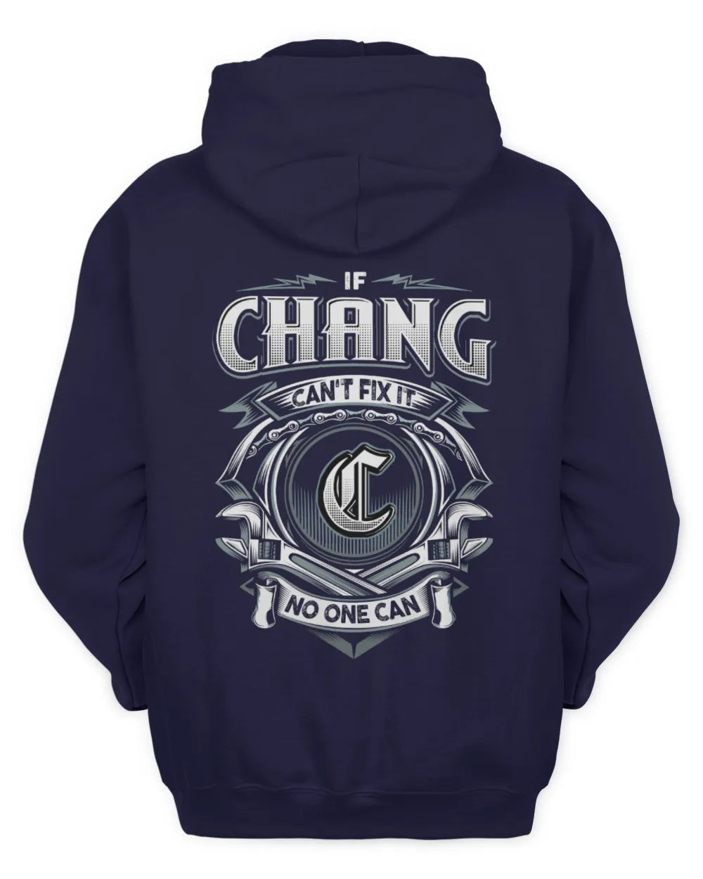CHANG AP81-K4-626 - Personalized Ahmed Quote Apparel “If Ahmed Can't Fix It, No One Can” - Unisex Hoodie - Navy