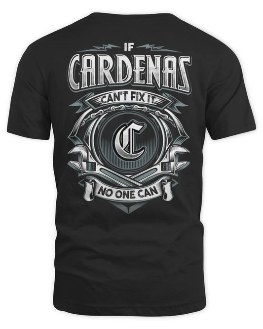 CARDENAS AP81-K4-626 - Personalized Ahmed Quote Apparel “If Ahmed Can't Fix It, No One Can” - Unisex Standard T-Shirt - Black