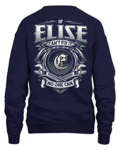 ELISE AP81-K4-626 - Personalized Ahmed Quote Apparel “If Ahmed Can't Fix It, No One Can” - Unisex Sweatshirt - Navy