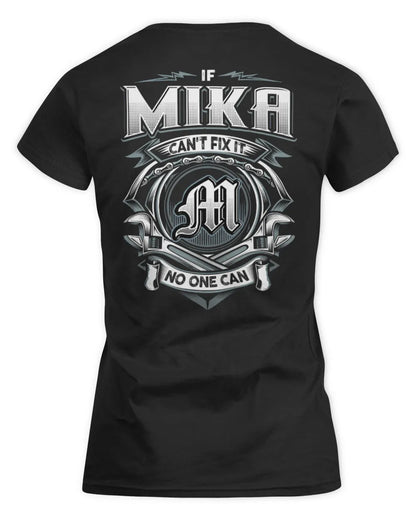 MIKA AP81-K4-626 - Personalized Ahmed Quote Apparel “If Ahmed Can't Fix It, No One Can” - Women's Standard T-Shirt - Black