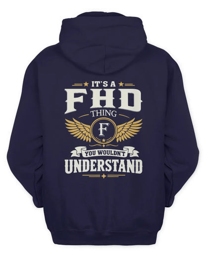 FHD KT06-M008 It’s a [NAME] Thing – You Wouldn’t Understand | Personalized Vintage T-Shirt - Unisex Hoodie - Navy