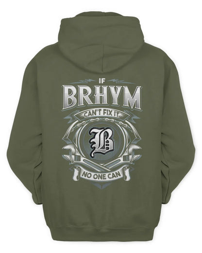 BRHYM AP81-K4-626 - Personalized Ahmed Quote Apparel “If Ahmed Can't Fix It, No One Can” - Unisex Hoodie - Military Green
