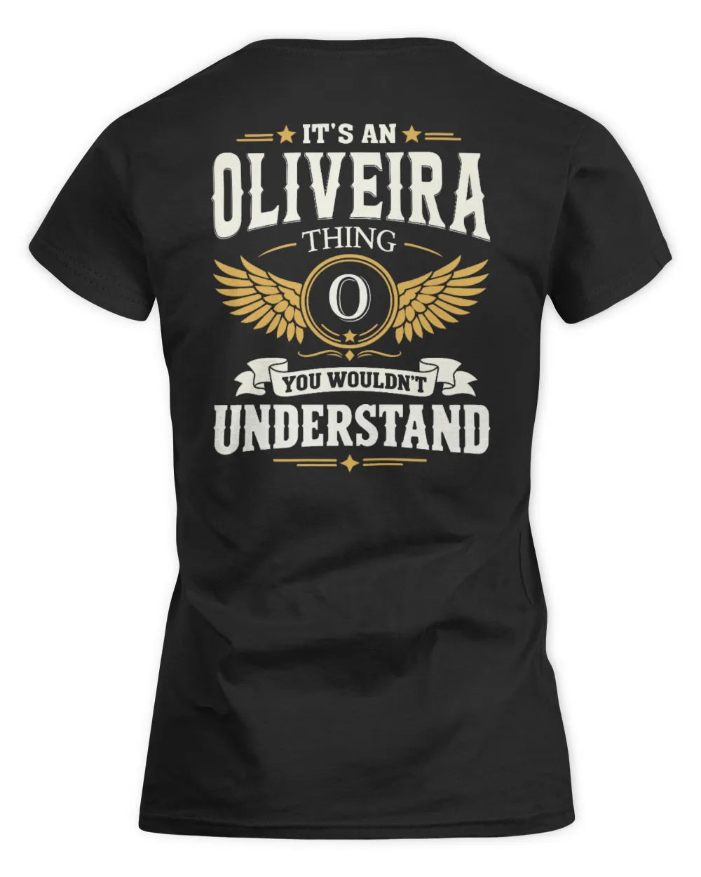 OLIVEIRA KT06-M008 It’s a [NAME] Thing – You Wouldn’t Understand | Personalized Vintage T-Shirt - Women's Standard T-Shirt - Black