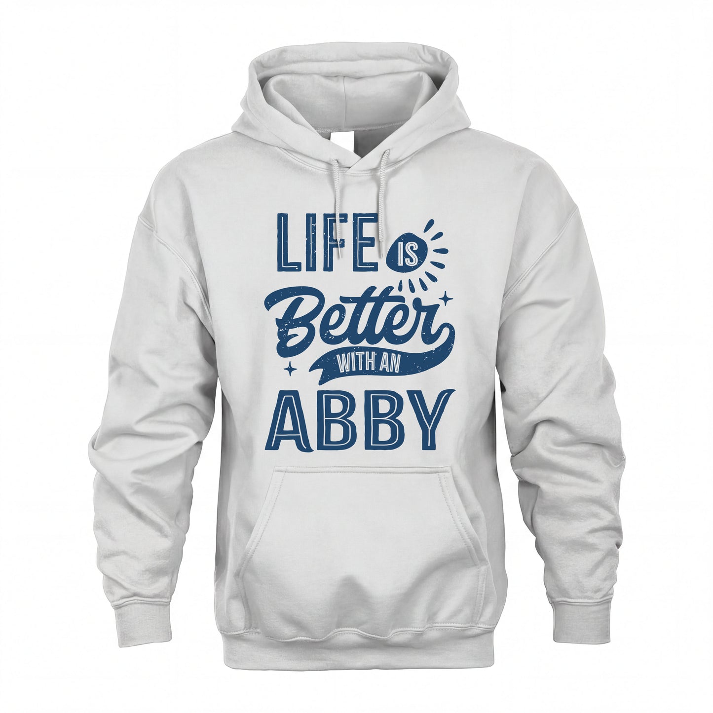 ABBY HH88-K2–Personalized Name Quote T-Shirt Life Is Better With Unisex Gift
