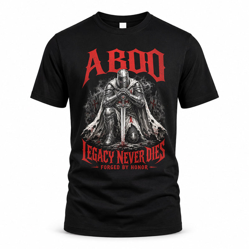 ABDO HS90-K04-109 - NAME Legacy Never Dies Forged By Honor Personalized Knight