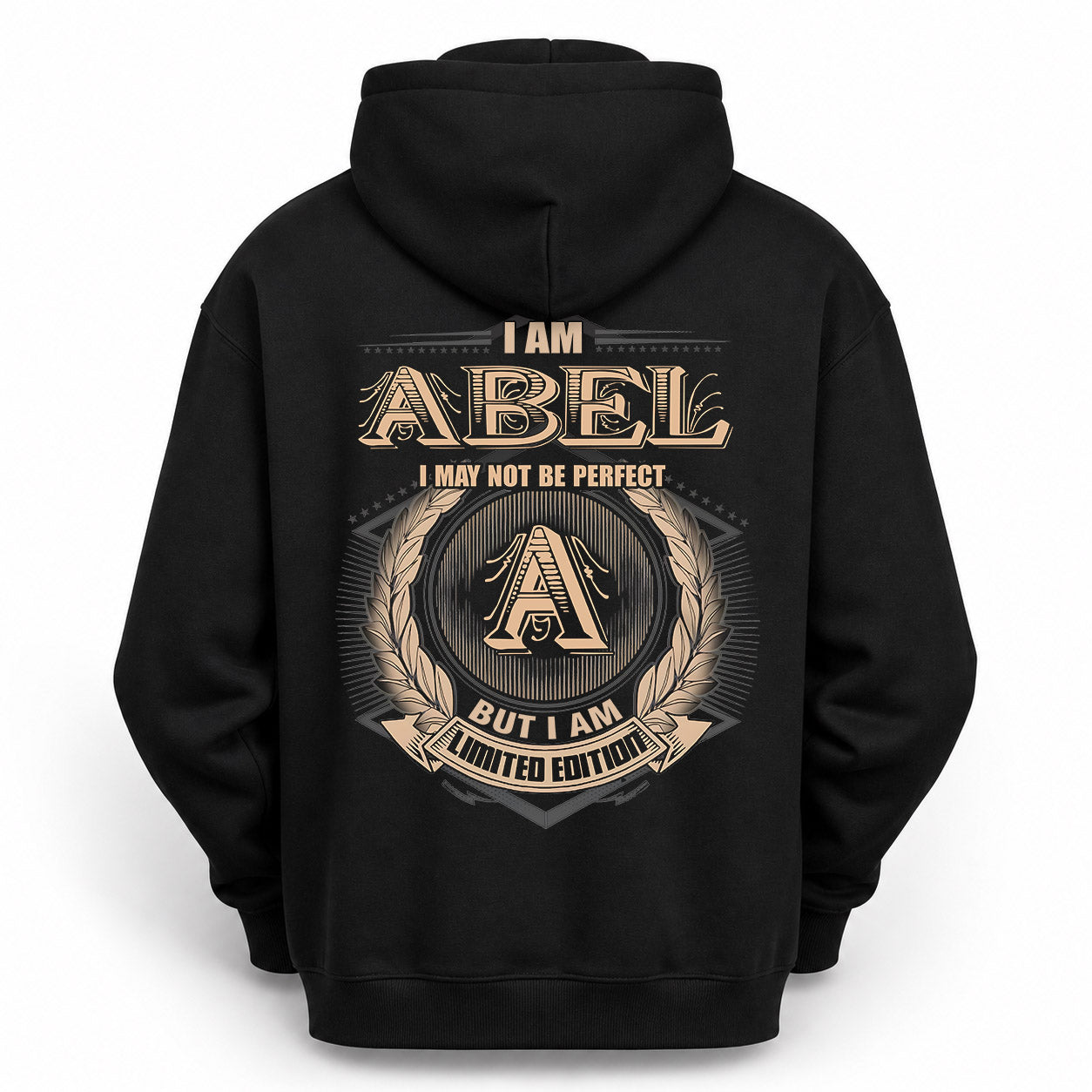 ABEL PH55-T25-Personalized Name Quote Apparel “I Am NAME May Not Be Perfect But I Am Limited Edition”