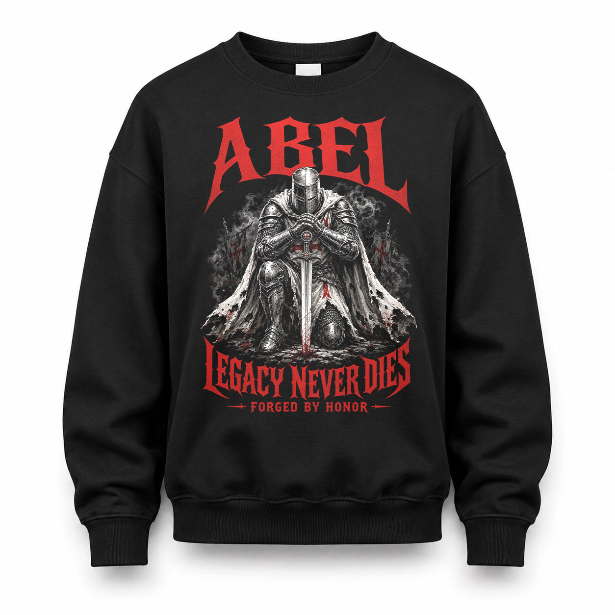 ABEL HS90-K04-109 - NAME Legacy Never Dies Forged By Honor Personalized Knight